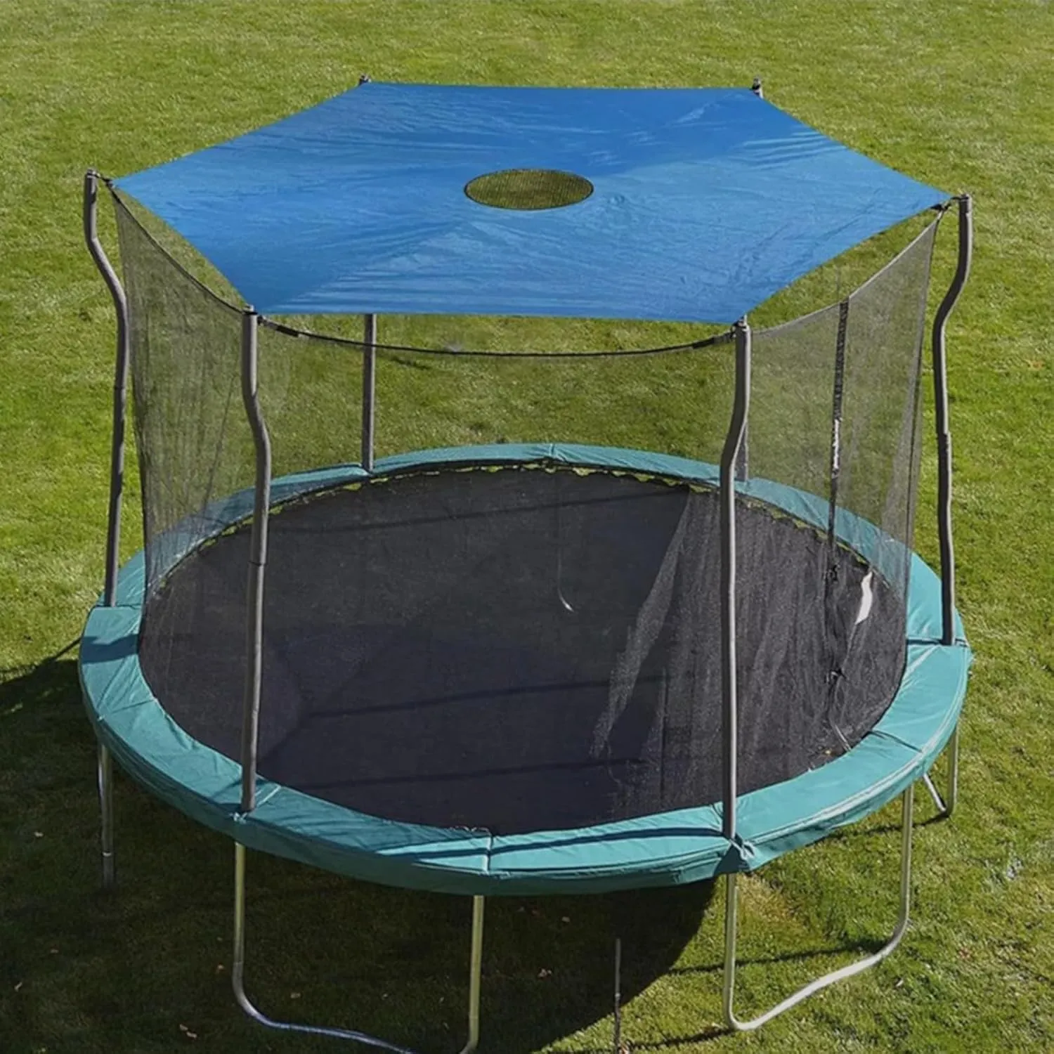 Trampoline Shade Cover Uv Protection, Trampoline Sunshade, Trampoline Tent Cover, Sunproof Dust Proof Weatherproof,10ft 8 Poles