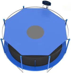 Trampoline Shade Cover Uv Protection, Trampoline Sunshade, Trampoline Tent Cover, Sunproof Dust Proof Weatherproof,10ft 8 Poles