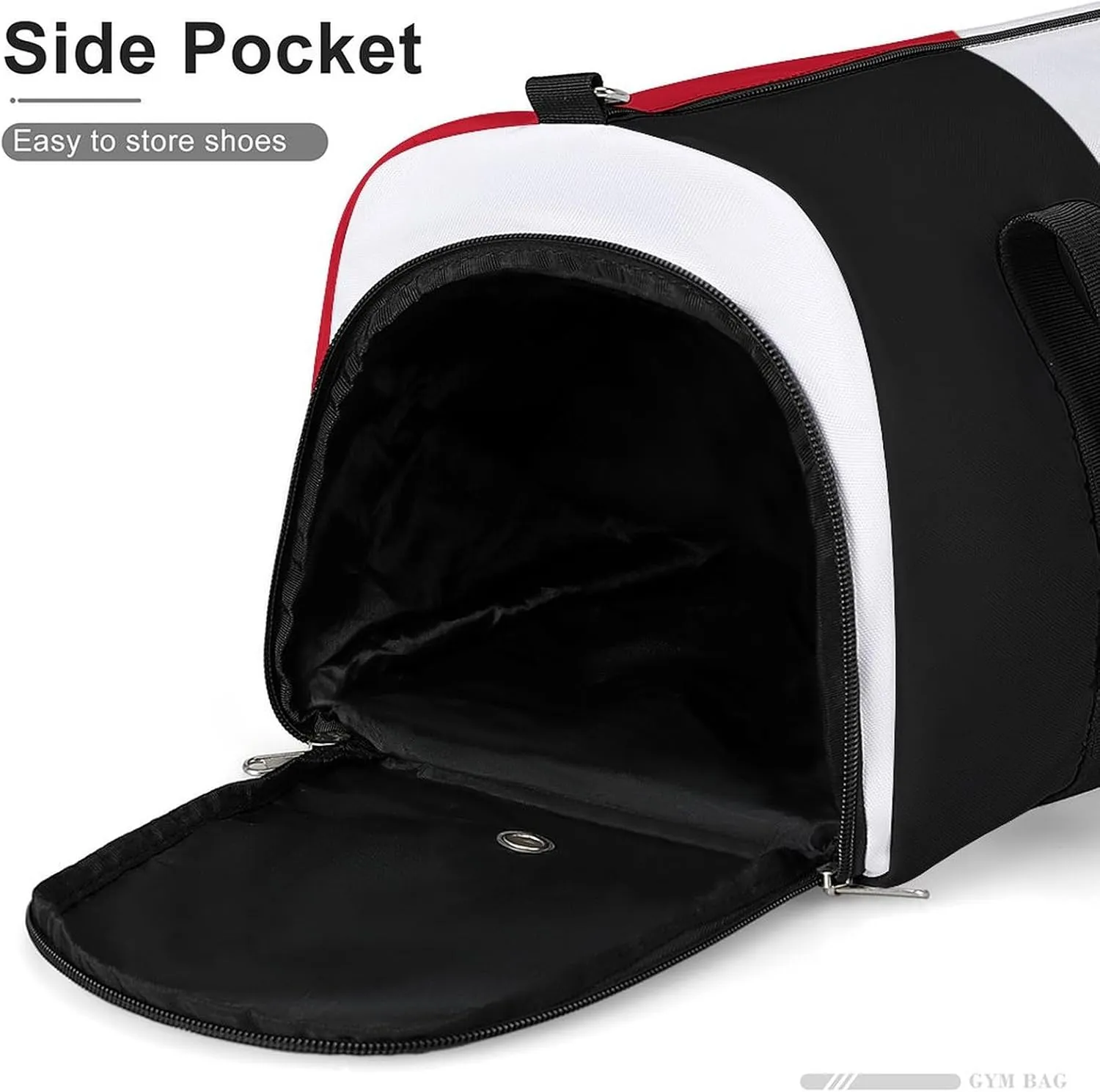 Travel Gym Bag with Udmurtia Flag for Men Women Weekender Shoe Compartment