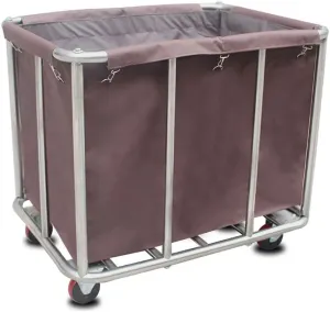 Trolley, Supplies Rack,Cart Tool Linen Car for Hotel, Mobile Hall Rolling Trolley Cart, Stainless Steel Oxford Clothroom Service Cart,