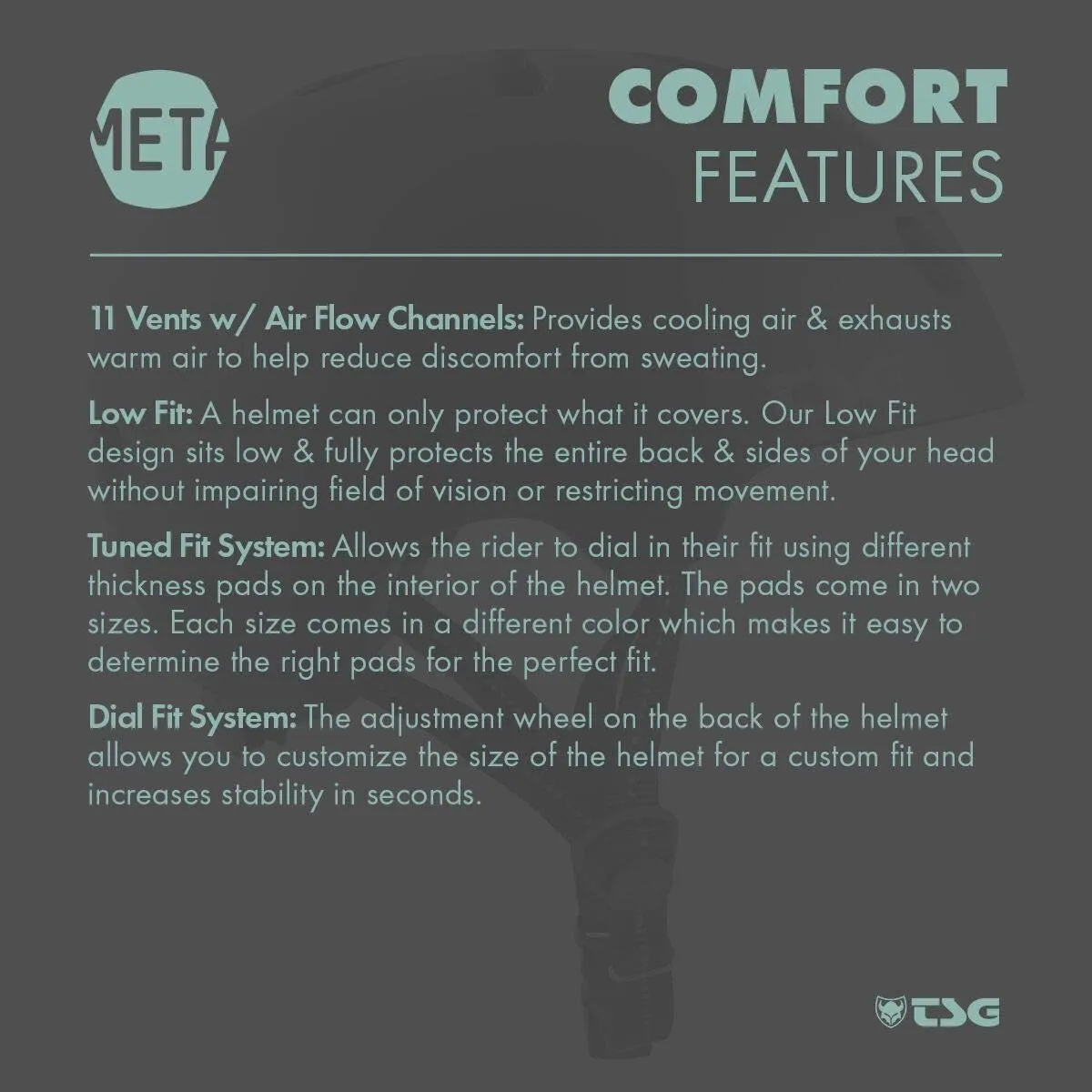 TSG Meta Skate & Bike Helmet w/Dial Fit System | for Cycling, BMX, Skateboarding, Rollerblading, Roller Derby, E-Boarding, E-Skating, Longboarding, Vert, Park, Urban