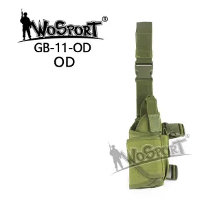 Étui de jambe tactique Tornado, vert olive