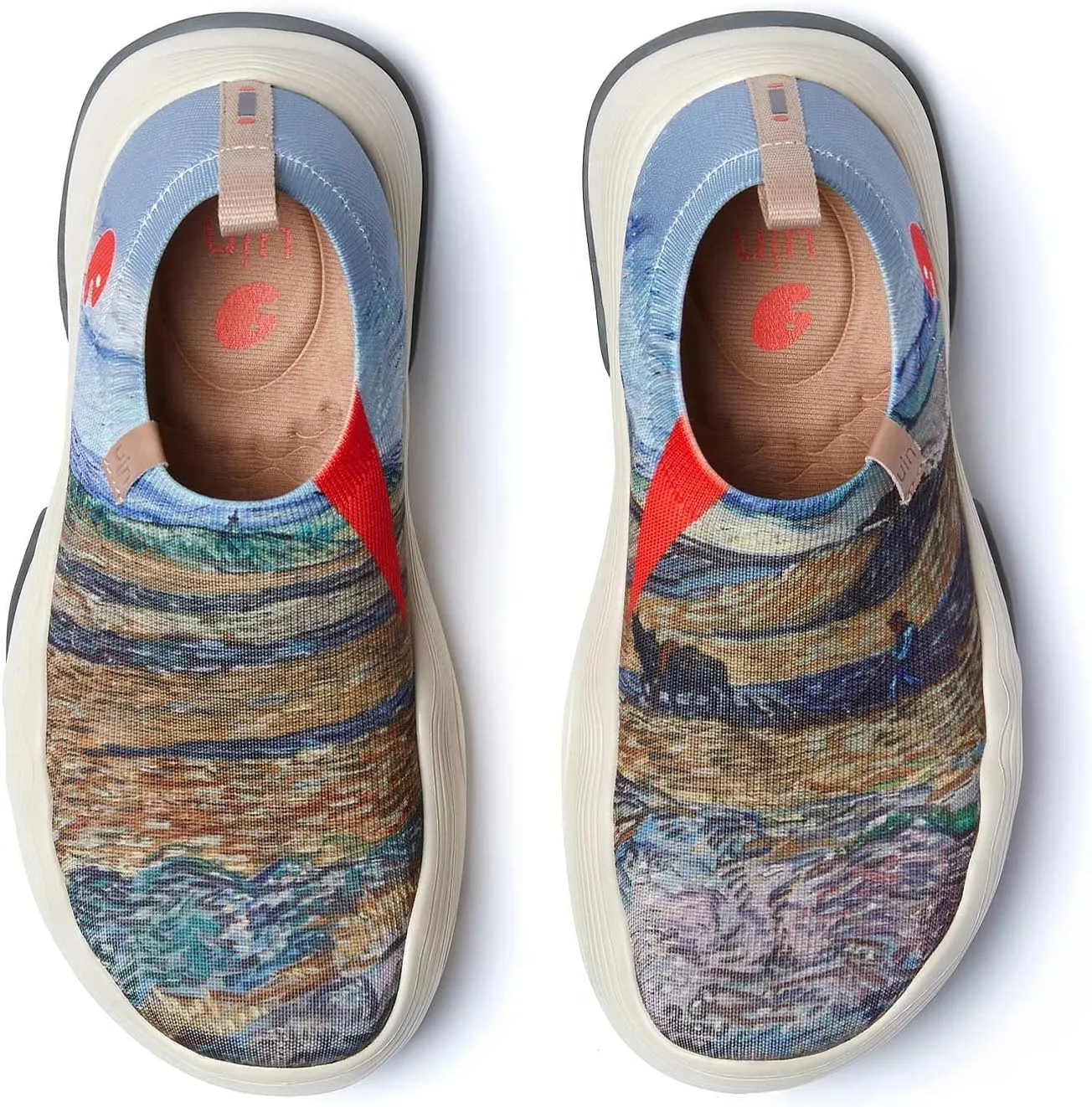 UIN Art Master Women's Art Travel Shoes Slip On Loafers Comfort Lightweight Fashion Sneaker