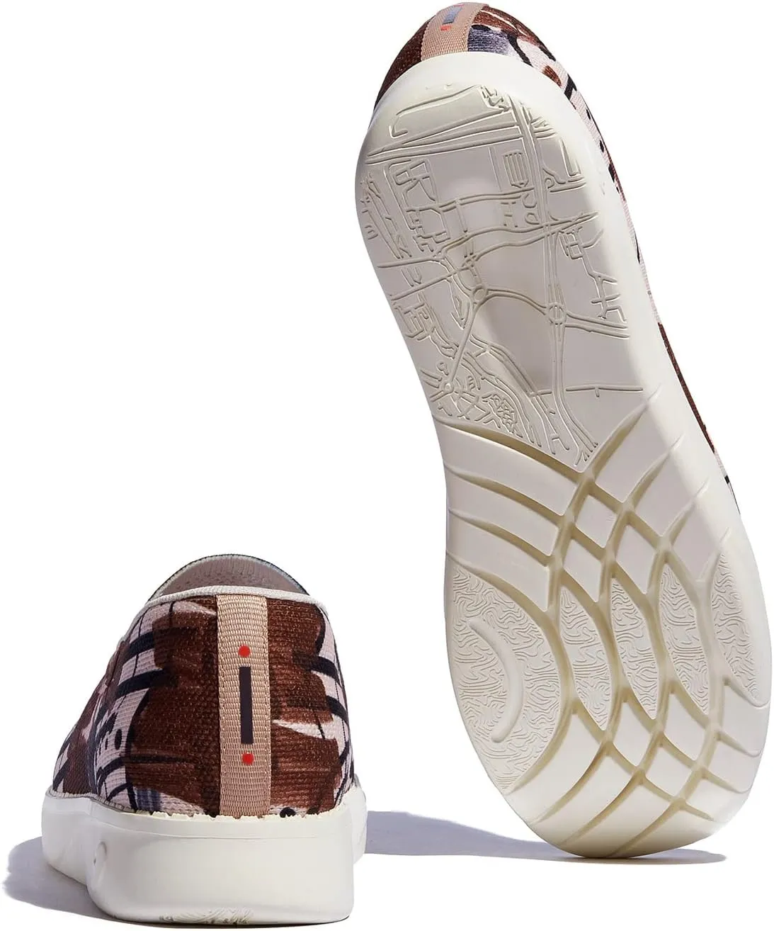 UIN Men's Art Painted Loafers Slip On Casual Travel Shoes Lightweight Comfort Walking Fashion Sneaker Tarragona Series