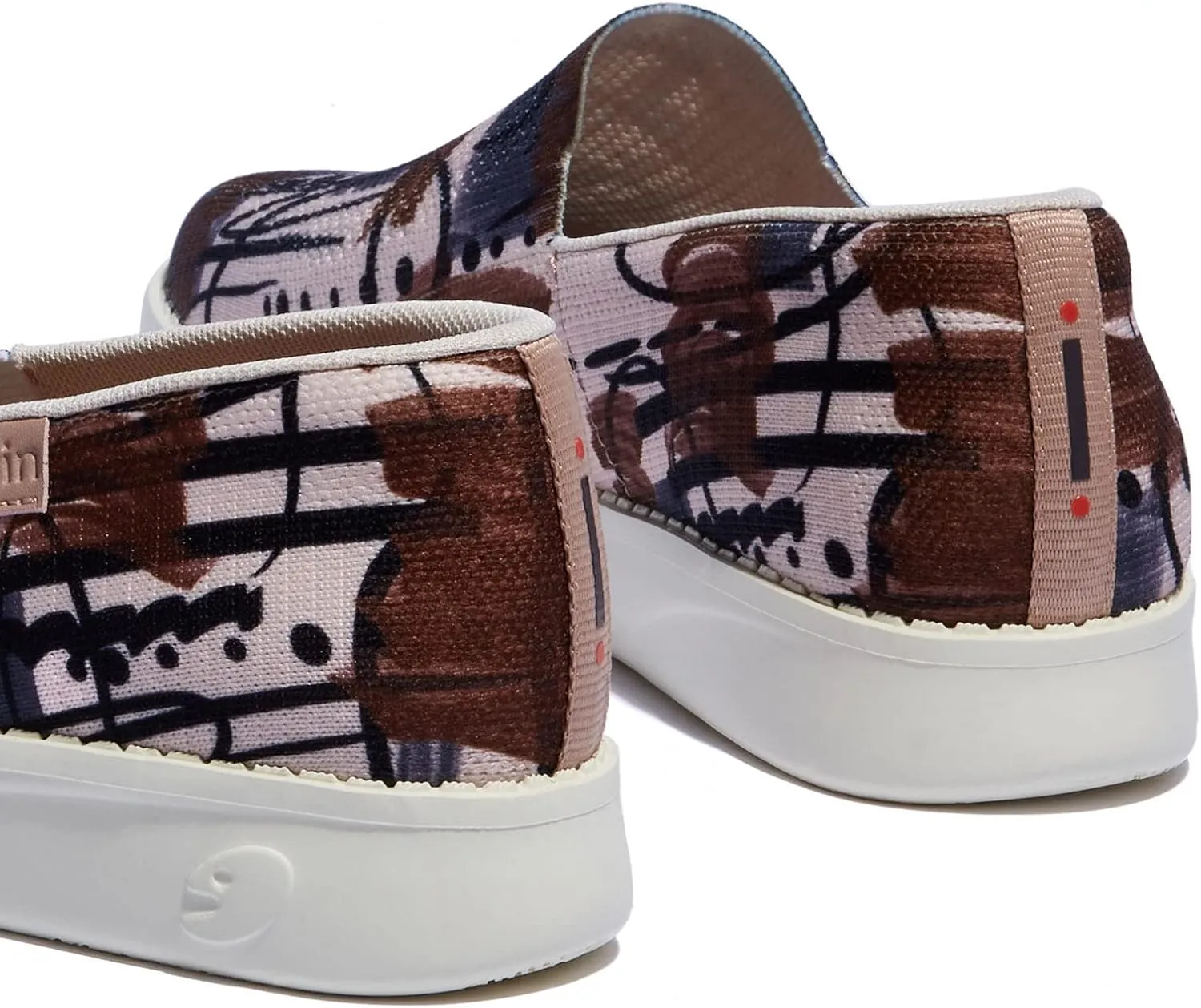UIN Men's Art Painted Loafers Slip On Casual Travel Shoes Lightweight Comfort Walking Fashion Sneaker Tarragona Series