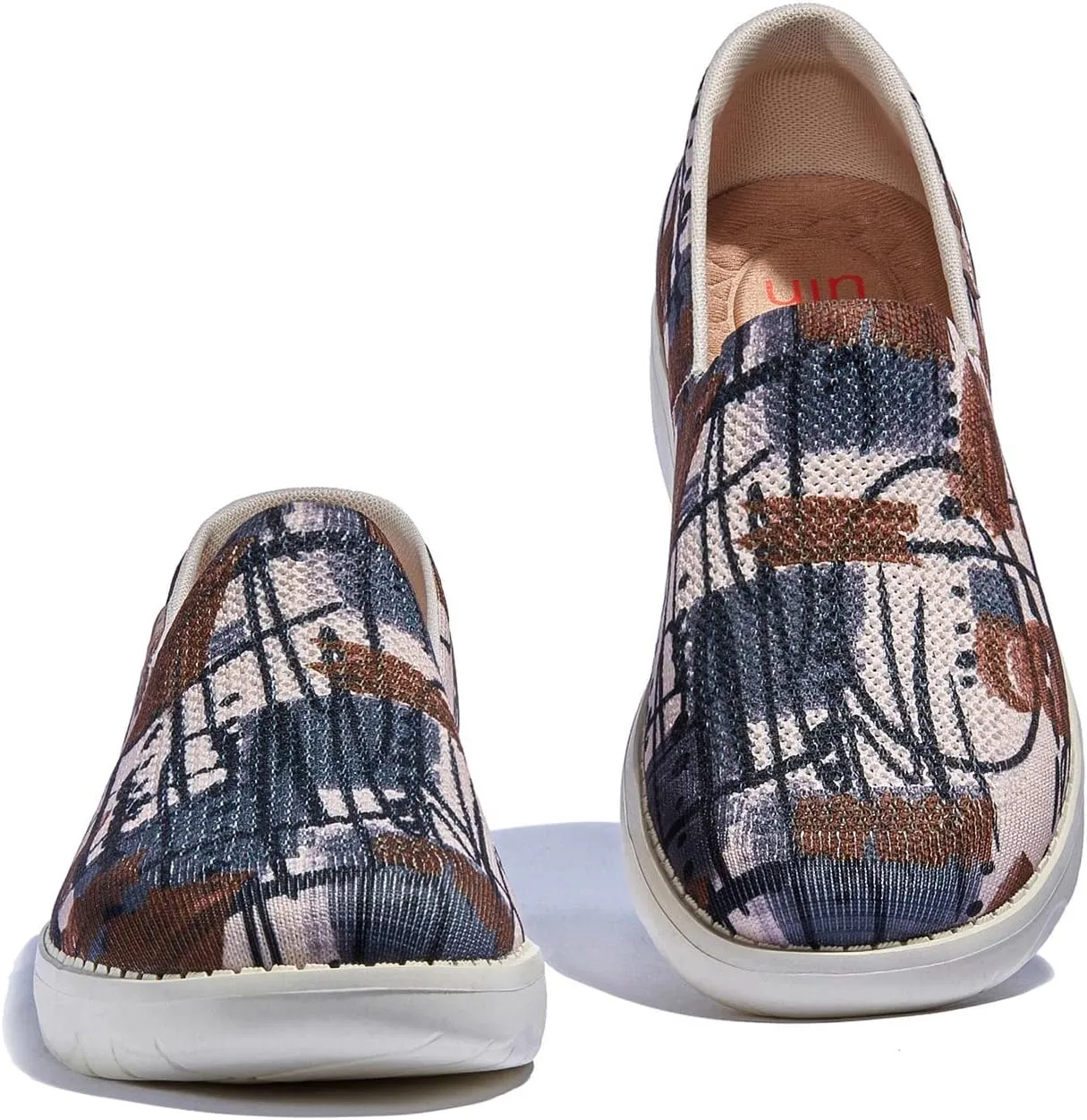 UIN Men's Art Painted Loafers Slip On Casual Travel Shoes Lightweight Comfort Walking Fashion Sneaker Tarragona Series