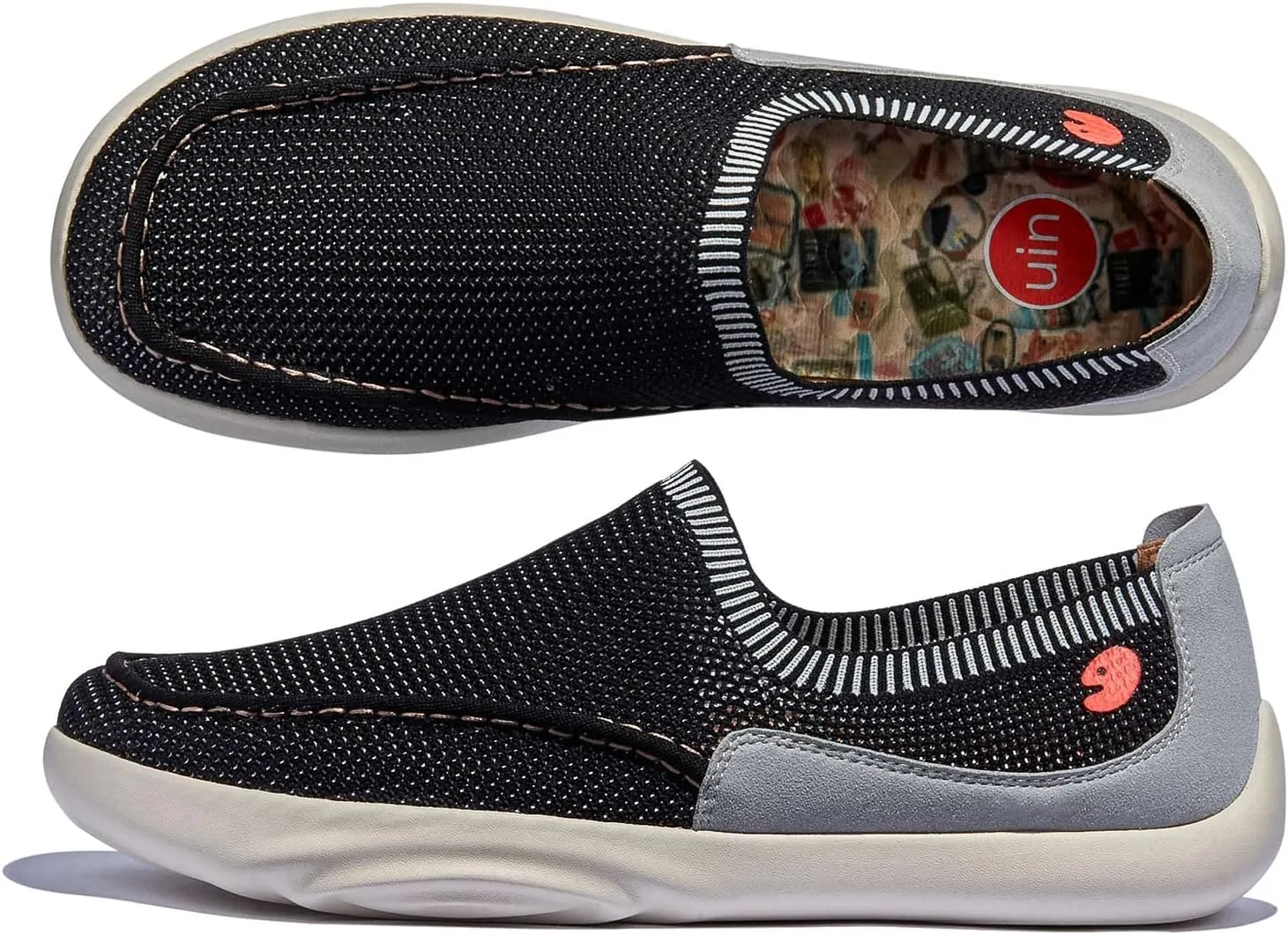 UIN Men's Art Travel Shoes Slip On Casual Painted Loafers Lightweight Comfort Fashion Sneaker Mojacar