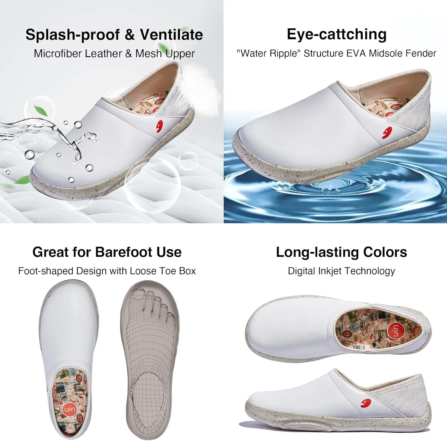 UIN Men's Art Travel Shoes Slip On Casual Painted Loafers Lightweight Comfort Fashion Sneaker Mojacar