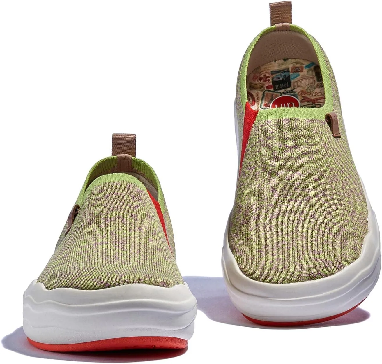 UIN Women's Slip On Loafers Lightweight Walking Sneaker Art Travel Shoes Toledo Ⅷ