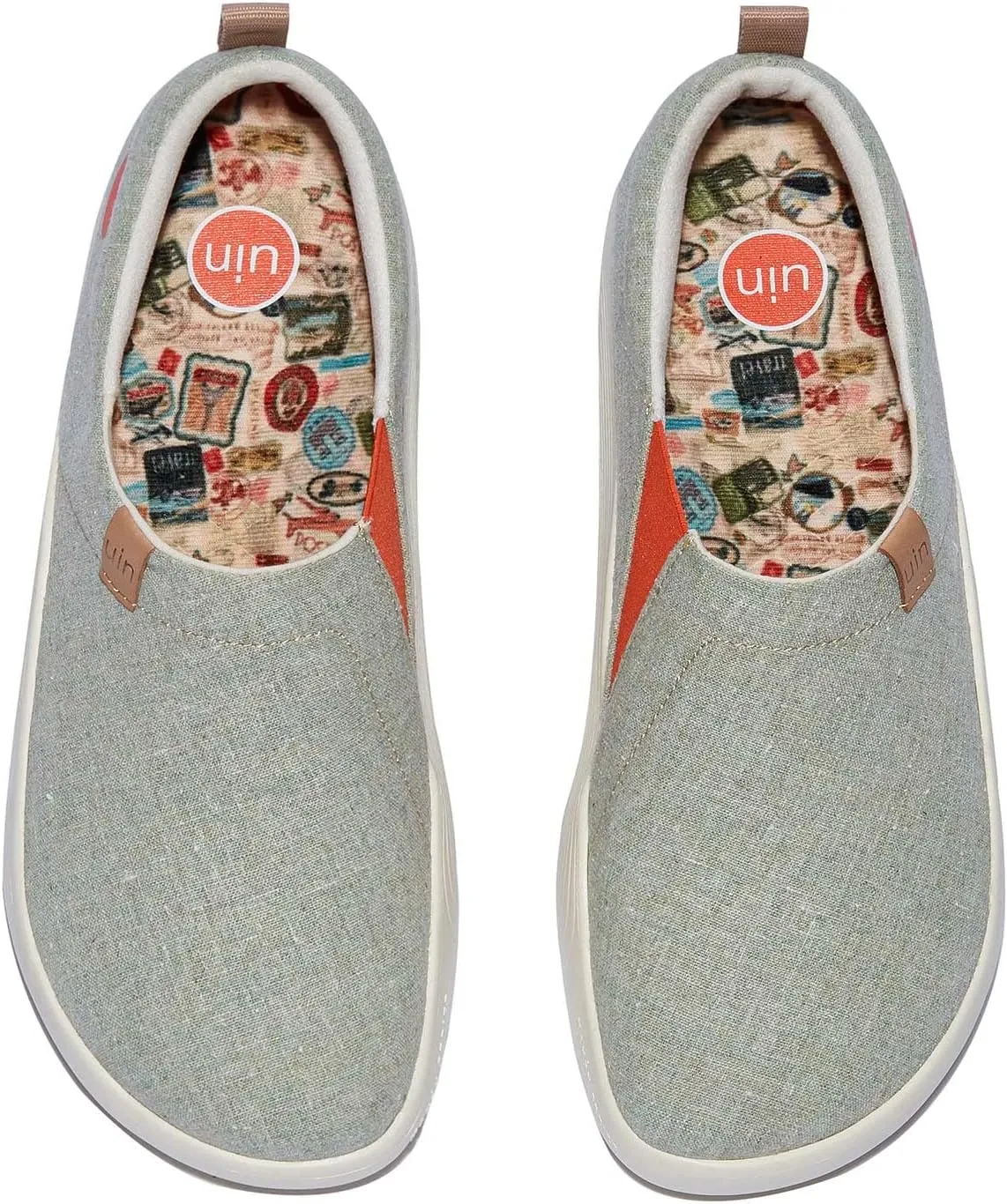 UIN Women's Walking Shoes Art Travel Slip On Casual Lightweight Fashion Sneaker Toledo Ⅹ