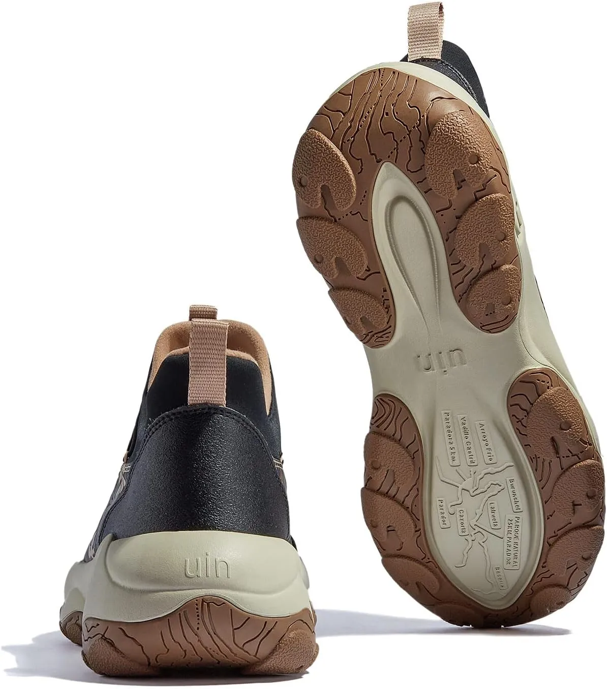 UIN Women's Walking Travel Shoes Slip On Outdoor Non-Slip Lightweight Comfort Hiking Sneaker Cazorla
