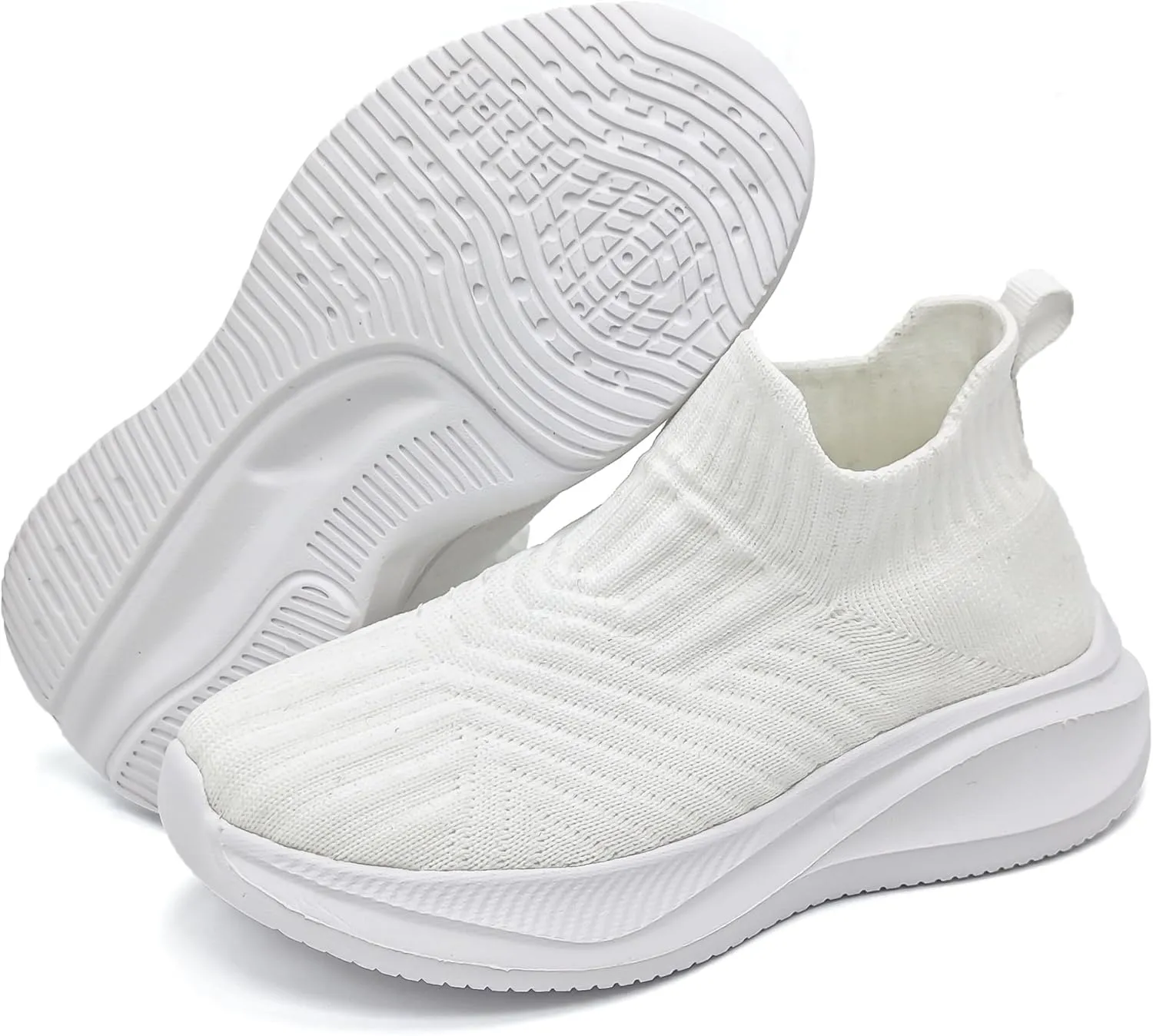 Umerigo Girls Boys Tennis Shoes Kids Slip On Sock Sneakers Summer Casual Gym Walking Atheletic Running Sneaker for Little Kid/Big Kid