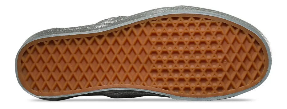 Vans Classic Slip-On (Metallic Sidewall) Silver