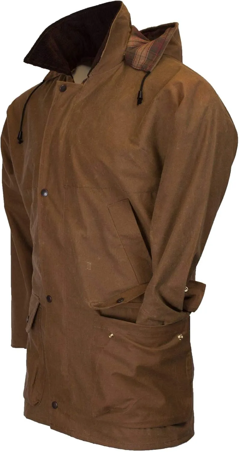 Walker and Hawkes Men's Wax Unpadded Benson Jacket