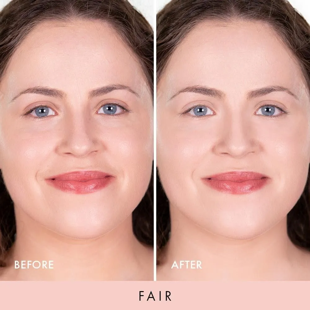 Wander Beauty Nude Illusion Liquid Foundation - Fair - Medium to Full Coverage Foundation - Natural Makeup with Vitamin E & Macadamia - Nude Skin Finish Blurs & Conceals - Travel-Friendly - 1.01 fl oz