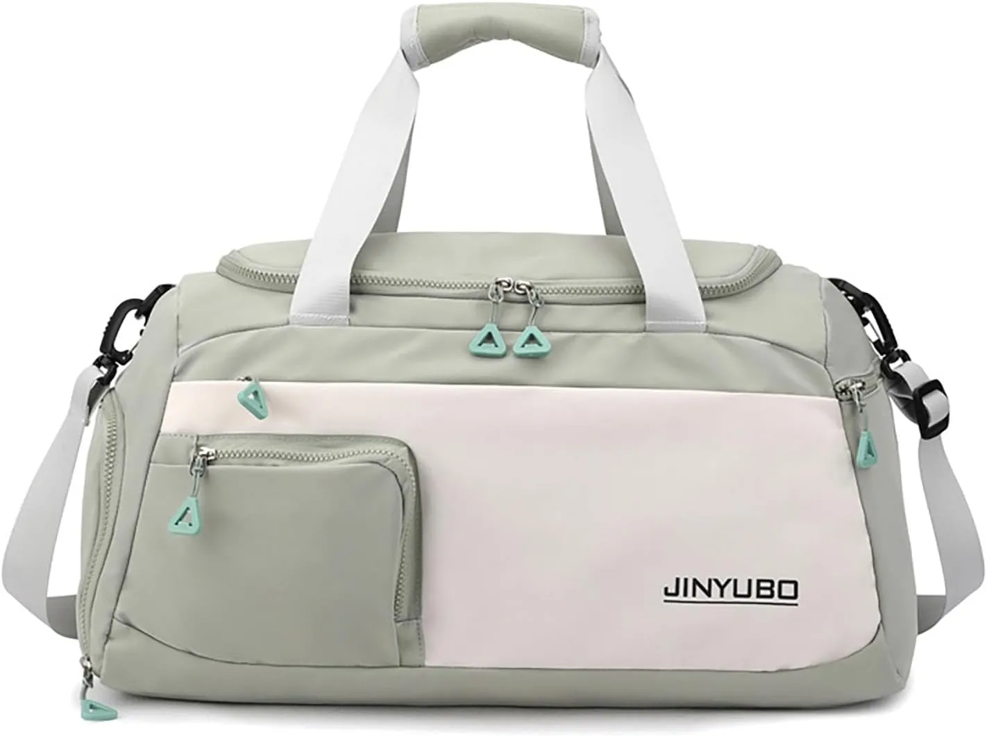 Weekender Overnight Bag Travel Duffel Bag with Independent Shoe Compartment Carry On Sports Tote Gym Bag for Women Men (Chartreuse)