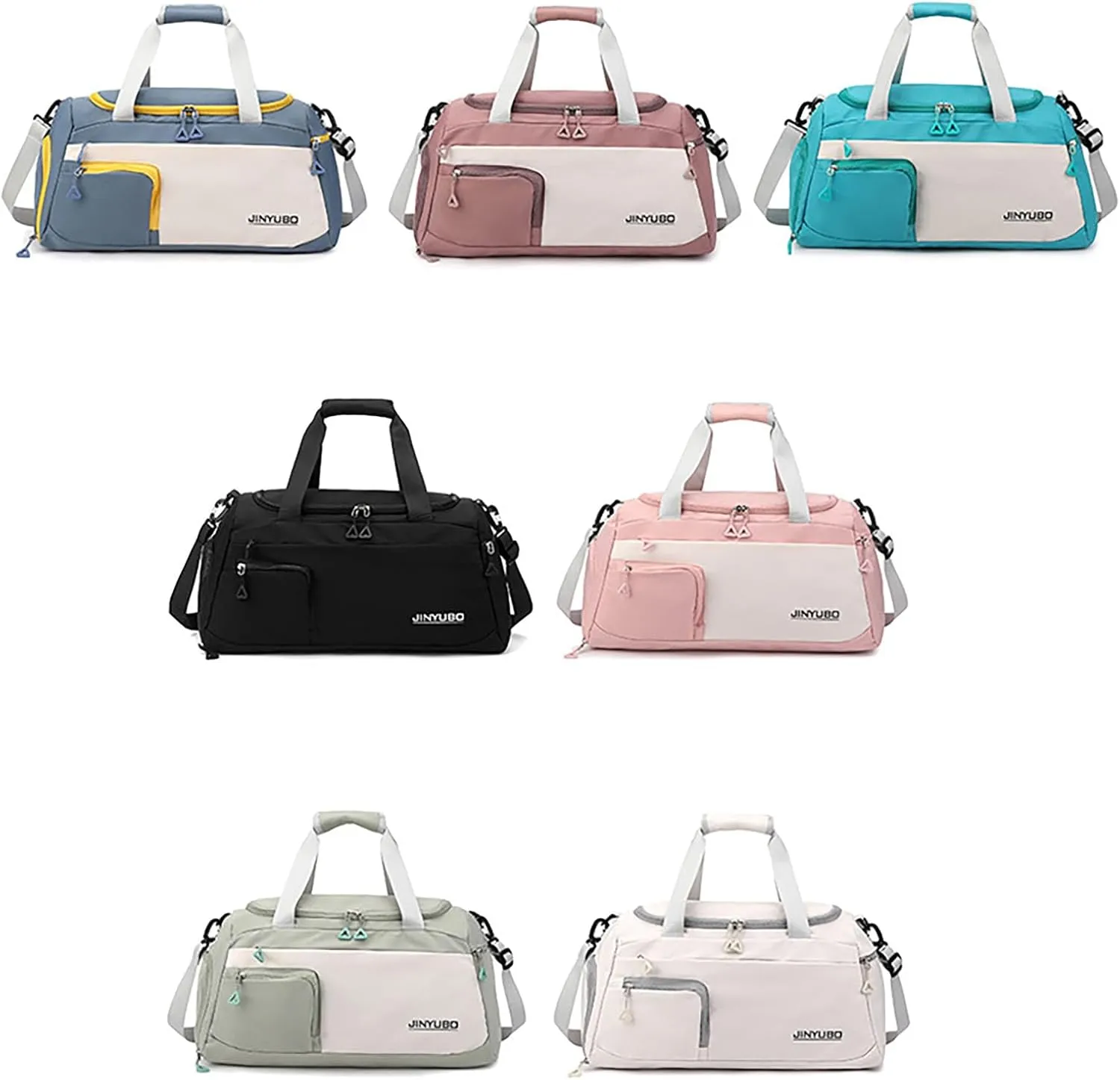 Weekender Overnight Bag Travel Duffel Bag with Independent Shoe Compartment Carry On Sports Tote Gym Bag for Women Men (Chartreuse)