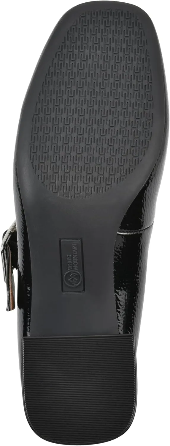WHITE MOUNTAIN Women's Lasso Mary Jane Block Heel