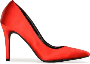 Wild Diva Women's Pointy Toe Dress Pump Heels