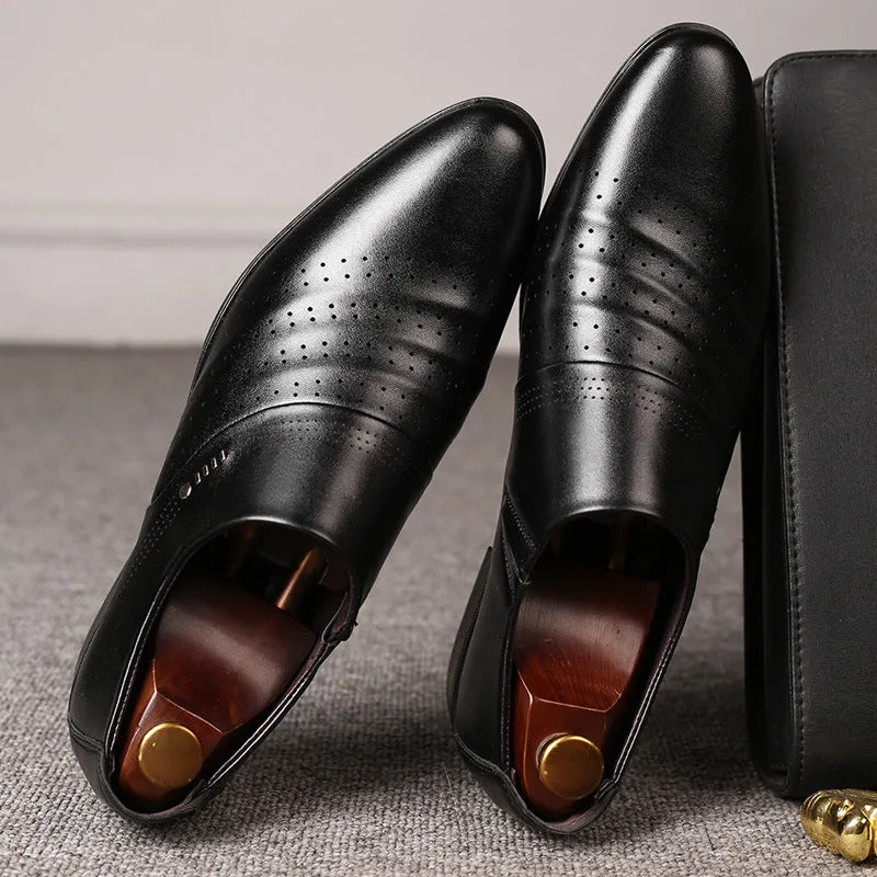 Wildking Men's Dress Slip On Leather Shoes 2255