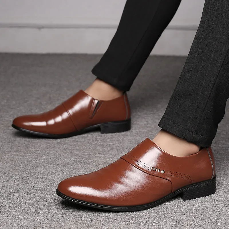 Wildking Men's Dress Slip On Leather Shoes 2255