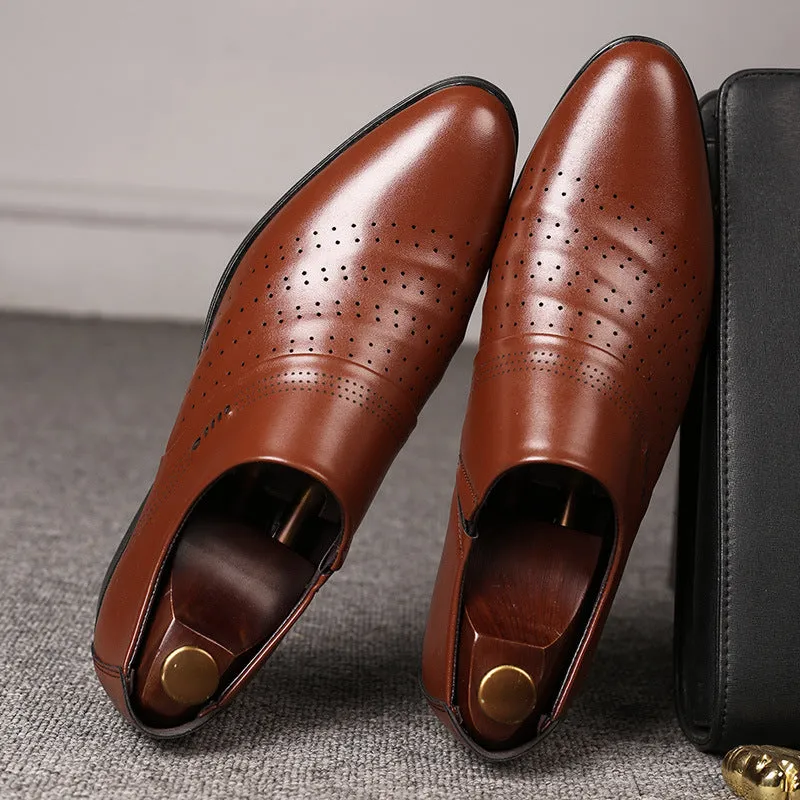 Wildking Men's Dress Slip On Leather Shoes 2255