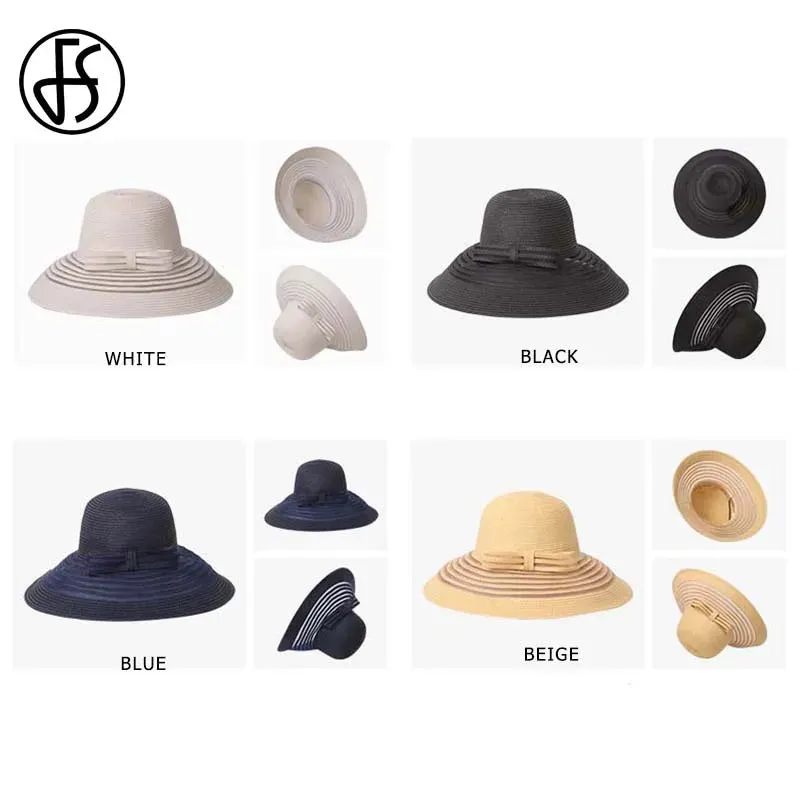 Women Wide Brim Floppy Foldable Beach Hats