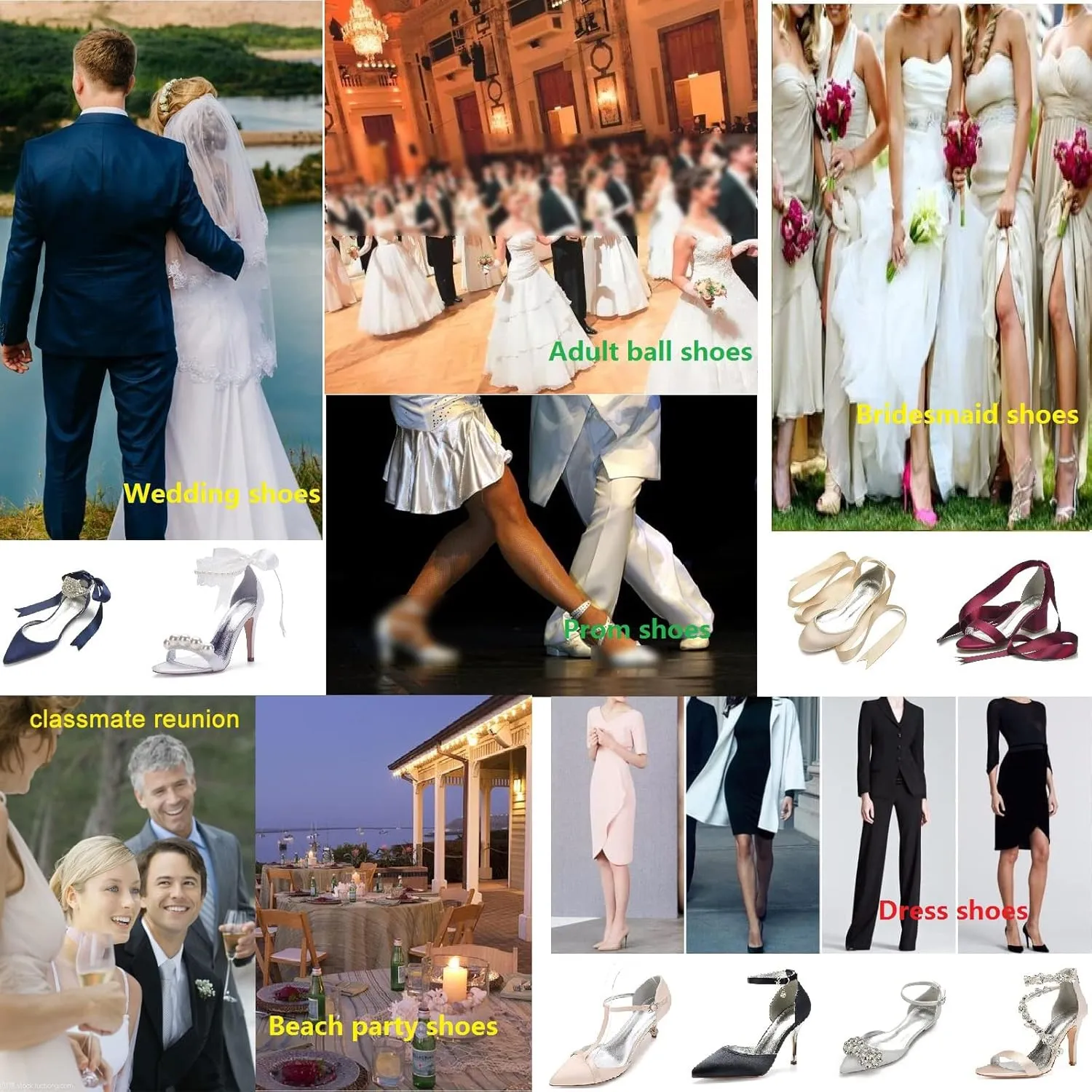 Women's Bridal Shoes Closed Toe 2.36" Kitten Heel Slingback Strap Bow Tie Pumps Satin Dress Shoes Wedding Shoes for The Bride
