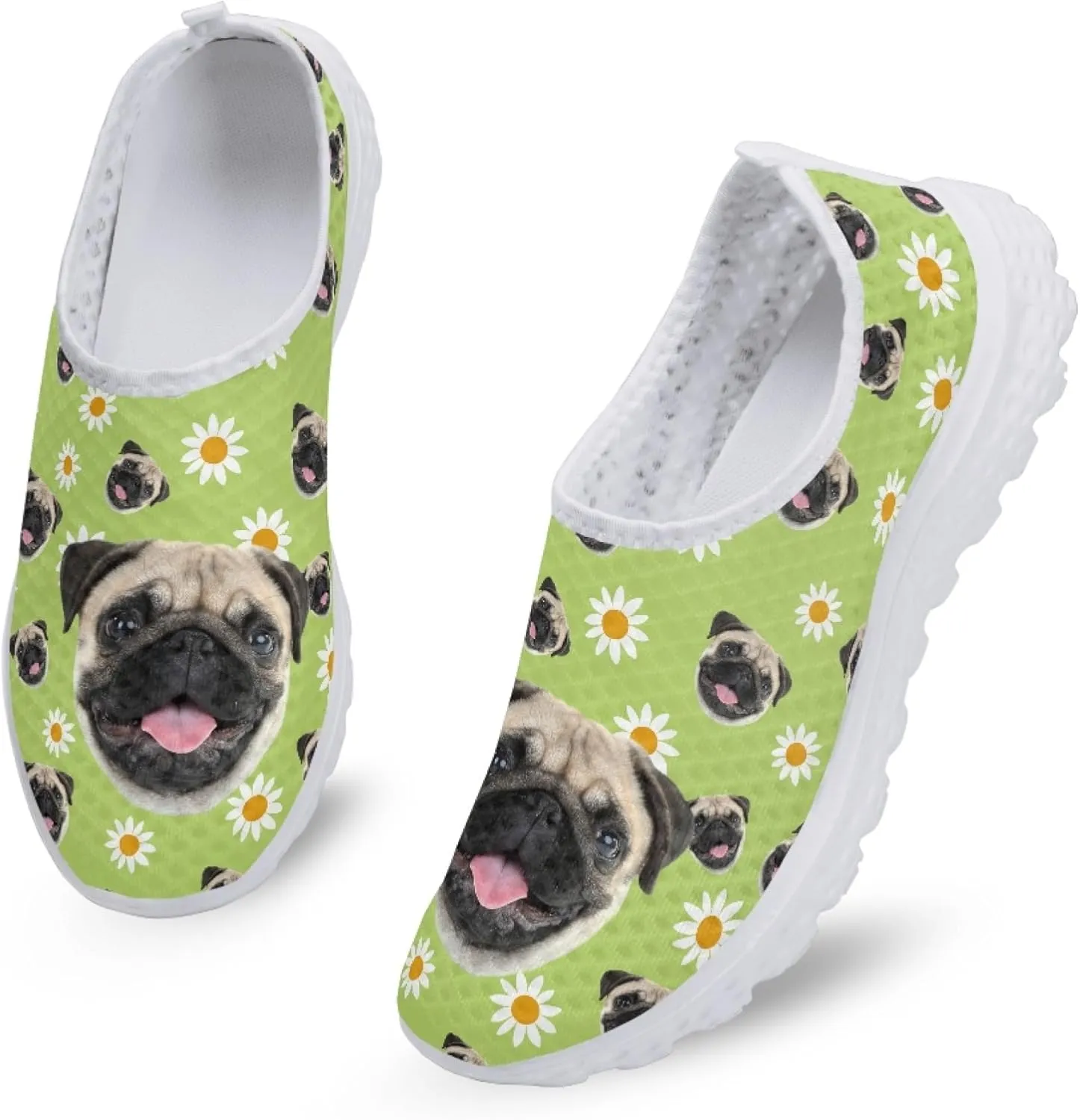 Womens Tennis Shoes Cherry Blossoms Breathable Casual Athletic Walking Shoes Casual Fashion Slip On Running Sneakers