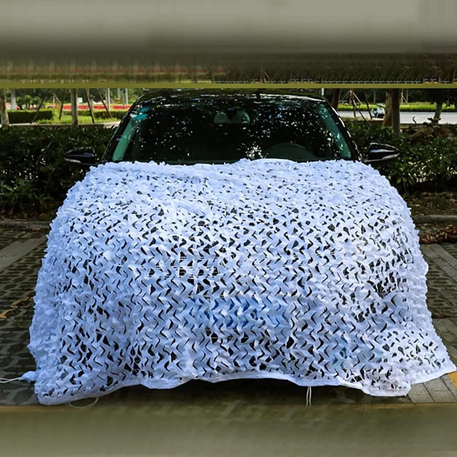 Woodland Camo Netting,Camouflage Net Outdoor,Sunblock Mesh Tarp,Quick Dry/Reinforce Double Layer,for Camping Hunting,Car Covers,Building Shelters,Sunscreen Nets,3x10m(10 * 33ft)