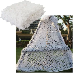 Woodland Camo Netting,Camouflage Net Outdoor,Sunblock Mesh Tarp,Quick Dry/Reinforce Double Layer,for Camping Hunting,Car Covers,Building Shelters,Sunscreen Nets,3x10m(10 * 33ft)