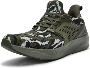 ZZS Mens White Sneaker Tennis Shoes - Slip On Running Shoes Lightweight Casual Walking Shoes for Athletic Workout Gym
